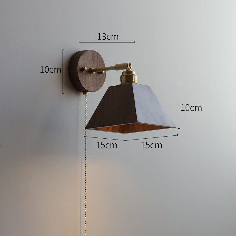 Houten Wandlamp - 114WL
