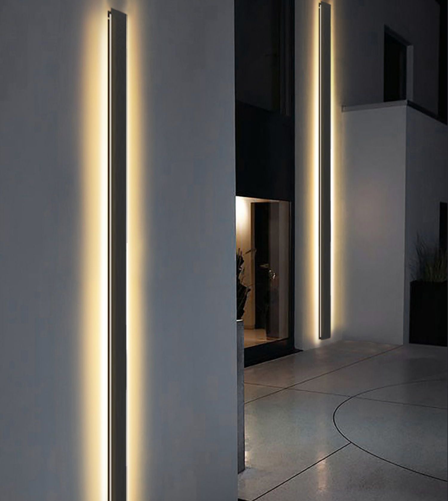 Moderne strip buitenwandlamp - 201OTL