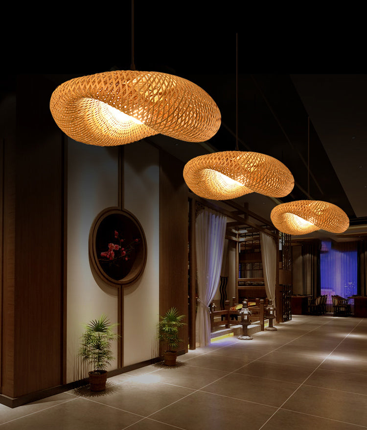 Rotan rieten hanglamp