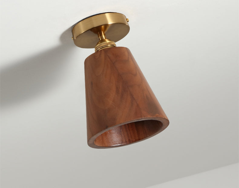 Houten plafondinbouwlamp - 101WFL