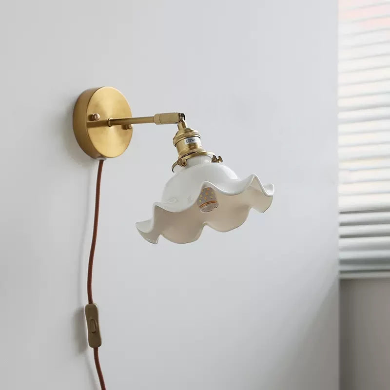 Bloemplug-in wandkandelaarlamp - 223GBWL