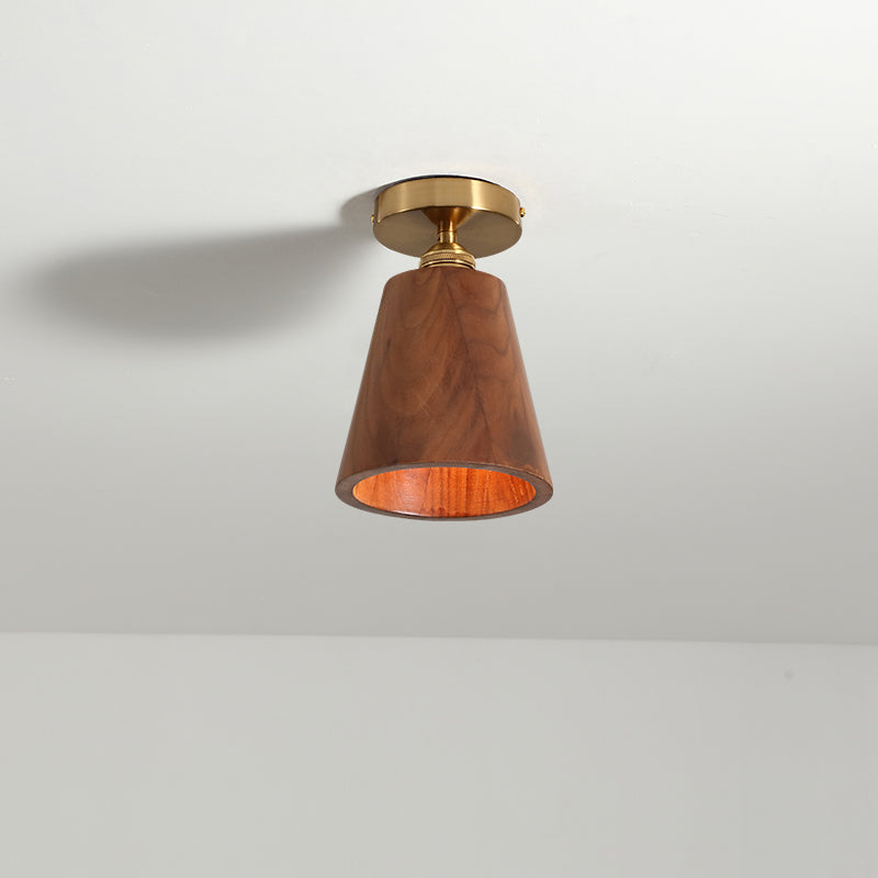 Houten plafondinbouwlamp - 101WFL