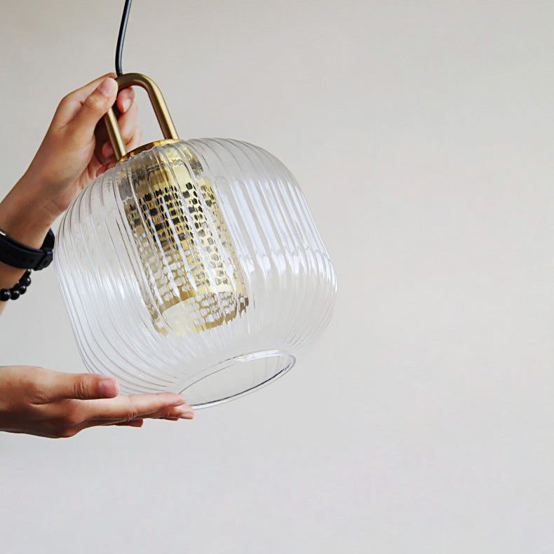 Helder glazen hanglamp - 103PL