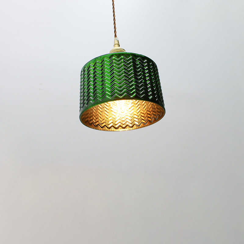 Groen glazen hanglamp - 203GPL