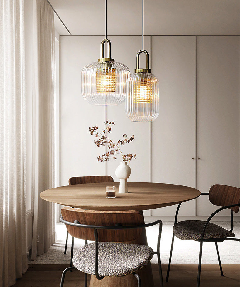 Helder glazen hanglamp - 103PL