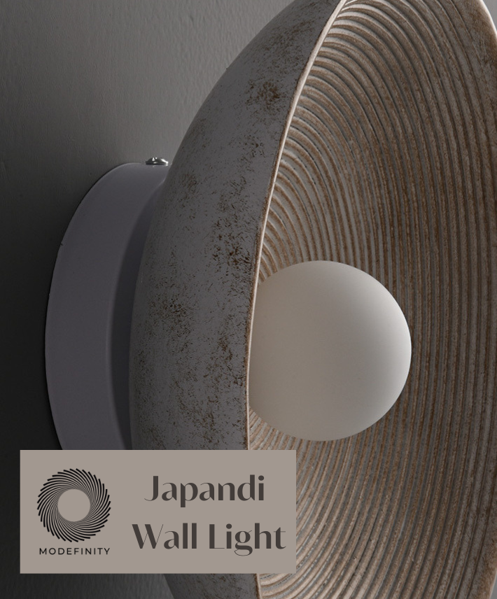 Japandi wandgemonteerd schanslicht