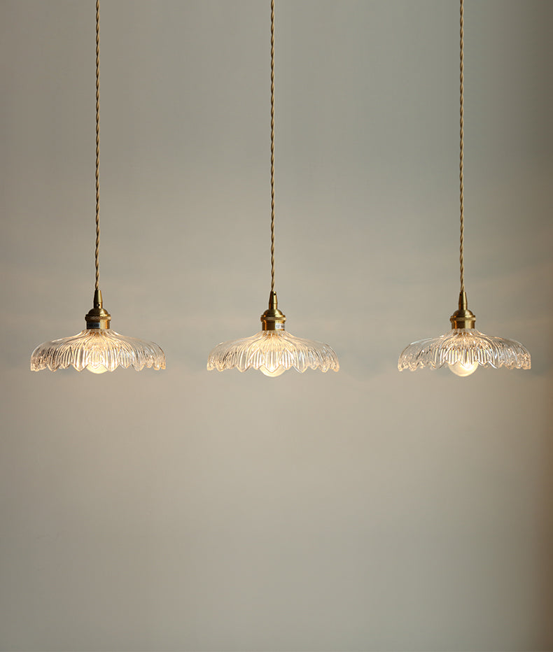 Helder glazen hanglamp - 208GPL