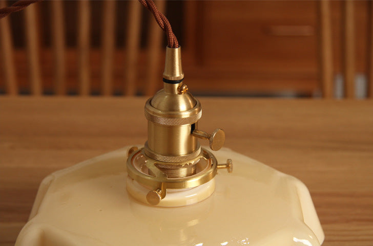 Retro glazen hanglamp - 215GPL