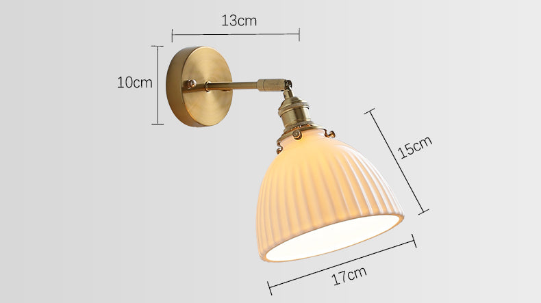 Keramisch glazen plug-in wandkandelaarlicht - 226GBWL