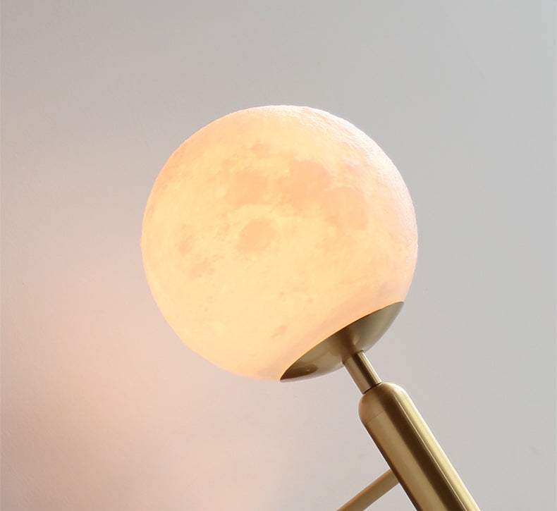 Houten Glazen Bol Wandlamp - 120WL