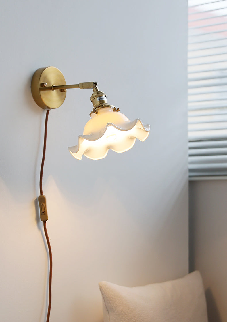 Bloemplug-in wandkandelaarlamp - 223GBWL
