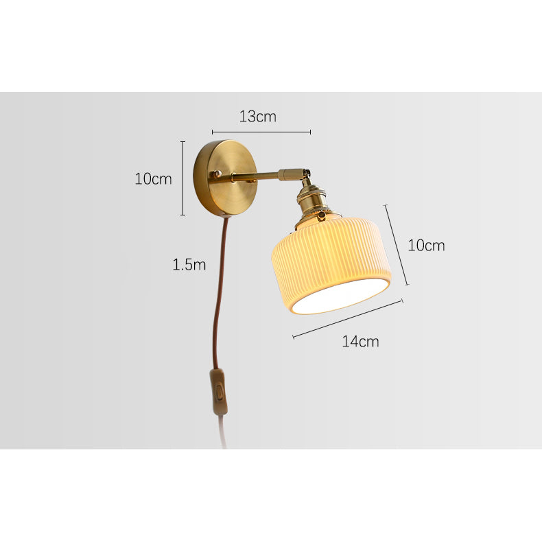 Keramisch glazen plug-in wandkandelaarlicht - 227GBWL