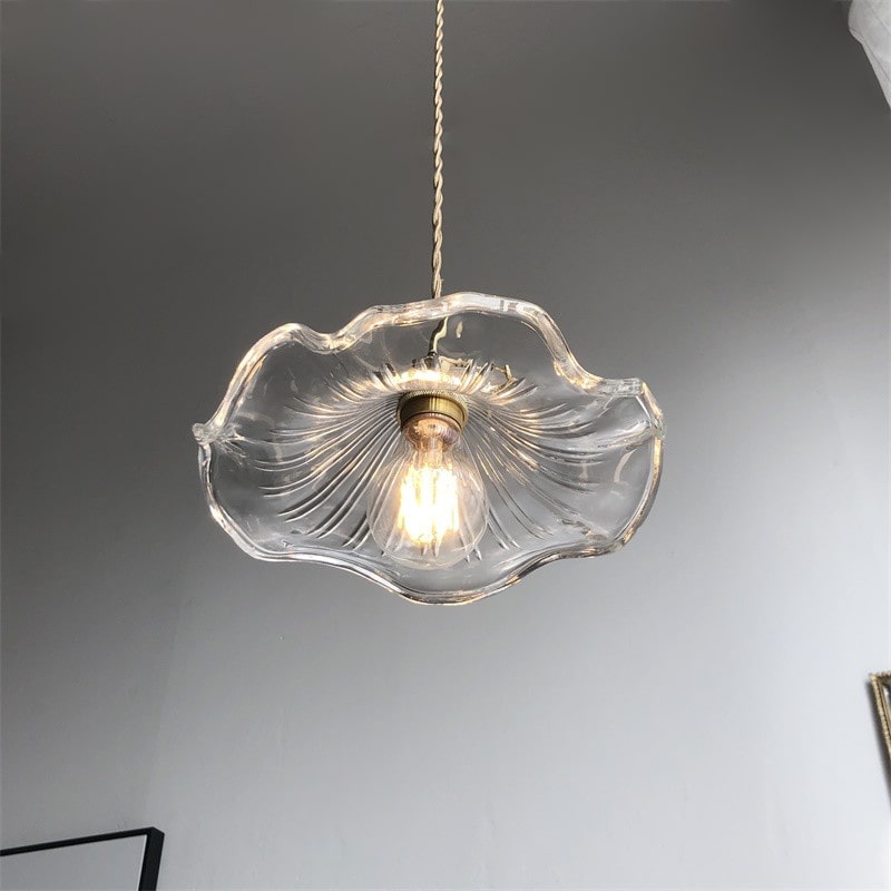 Glazen hanglamp bloem - 224GPL