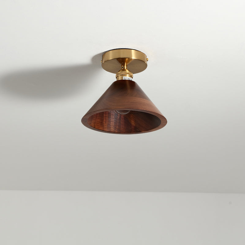 Houten plafondinbouwlamp - 101WFL